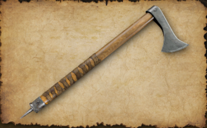 July 2022 Raider Axe Skin (Medium Axe) All bets are off after the third keg of mead has run dry.