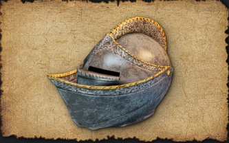 November 2023 Jousting Helm (Great Helm) A jousting helm, offering an excellent degree of protection from lances and other frightfully pointy objects.