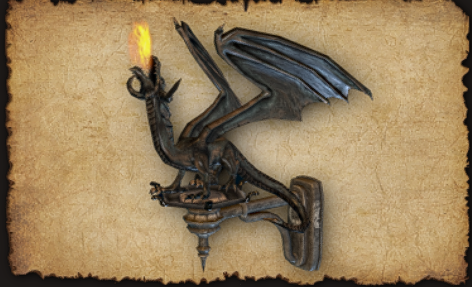 August 2024 Dragon Lamp (torch lamp) Dragon Lamp: Let the mystical glow of dragon fire light up your surroundings.