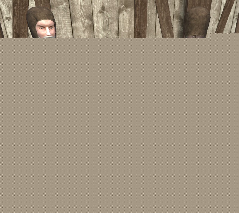 A male player wearing a full set of leather armour.