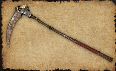 November 2023 Libila's Liberator (Scythe) A menacing-looking scythe, reserved for tasks entirely unrelated to mowing grass or harvesting grains.