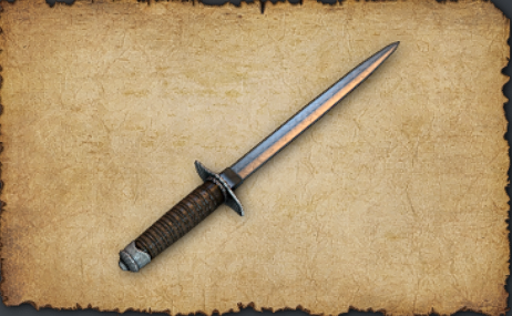 January 2024 Grimshadow (Butchering knife) An elegant weapon of silent death, its gleaming edge infused with the essence of darkness.