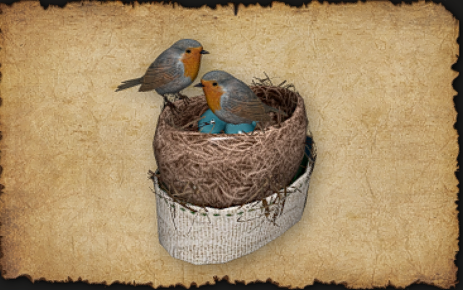 April 2024 Companion Bird Hat (green common wool hat) Aah, spring is in the air! Some birdies seem to have found a new home and you certainly wouldn't want to disturb them.