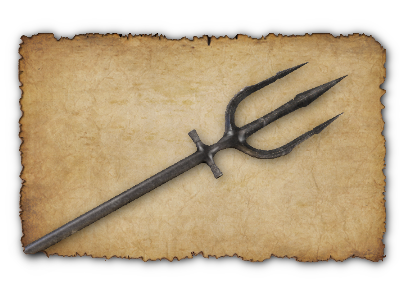 June 2021 Trident (Metal spear) Poking three holes instead of one-The inventor must have been some kind of genius.