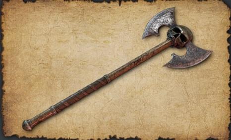 November 2022 Sigvard's Wrath (Huge axe) Its former owner appears to be all tied up, might as well get some use out of it!