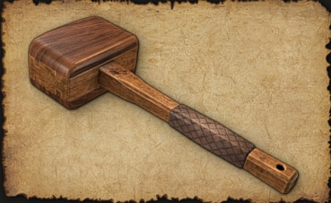 May 2025 Marvellous Mallet (wooden mallet) Marvellous Mallet: A meticulously crafted mallet, with walnut end plates and woven leather grip for increased comfort.