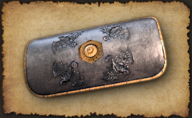 August 2021 Bulwark Shield (Large metal shield) Stand proud mine brothers, no turning back now!