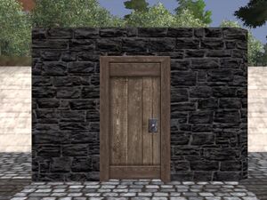 Slate door