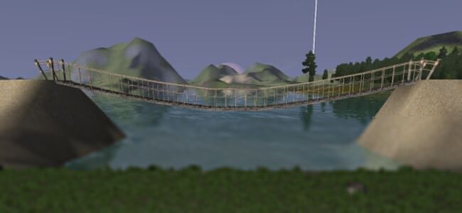 Rope bridge