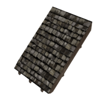 A Slate shingle roof