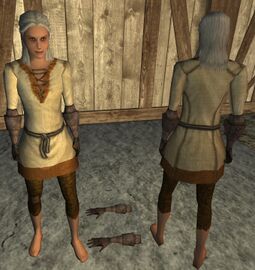 Studded leather glove