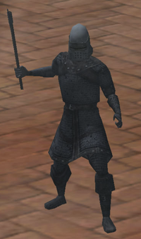 A Statuette of axeman