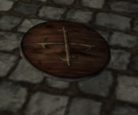 A Medium wooden shield