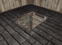 A Slate slab opening