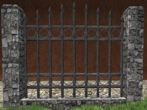 High iron fence