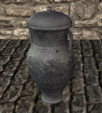 A Large clay amphora