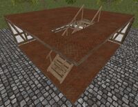 A Pottery brick staircase