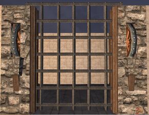 Plain stone portcullis