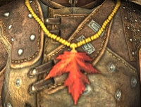 A Maple leaf necklace