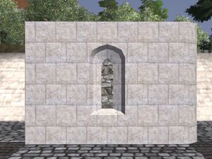 Marble window narrow