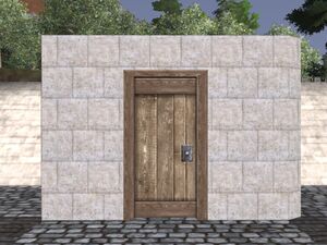 Marble door