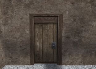 Rendered door