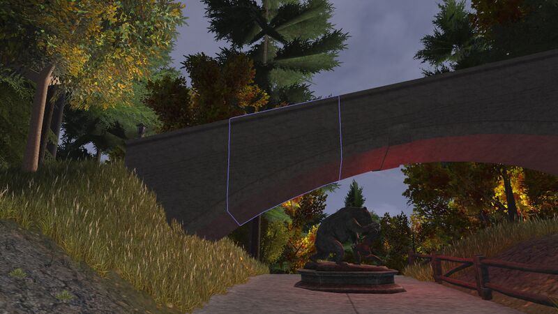 Highlighted Section = Brick Bridge Bracing