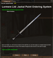 Bastard long sword skin