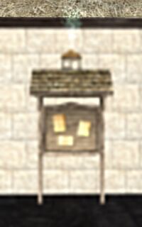 A Village recruitment board