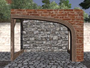 Pottery arch left/right